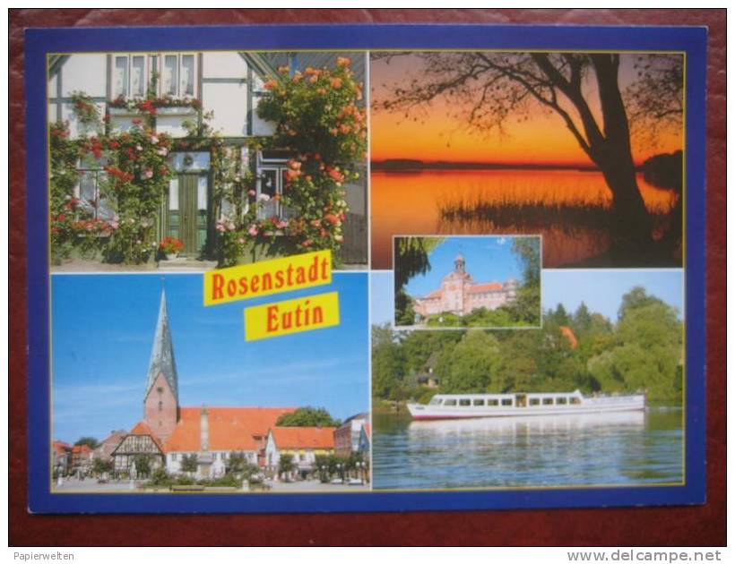Eutin - Mehrbildkarte "Rosenstadt" - Eutin