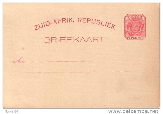 AFRIQUE DU SUD-ENTIER POSTAL NEUF. - Andere & Zonder Classificatie