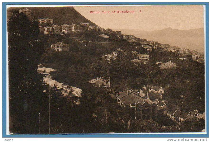 ASIE --  HONG KONG  --  Whole View Of.... - Chine (Hong Kong)