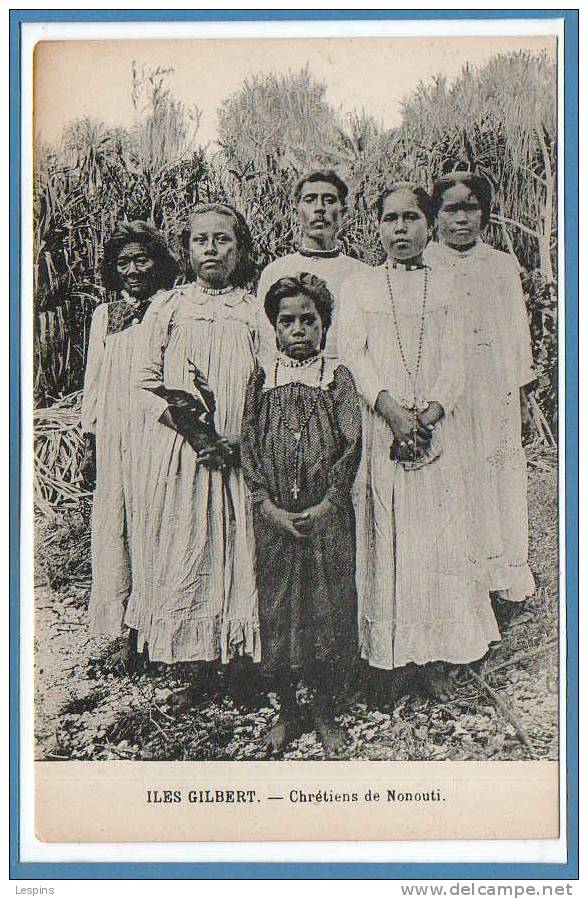 OCEANIE --  KIRIBATI --  Iles Gilbert -- Chrétiens De Nonouti - Kiribati