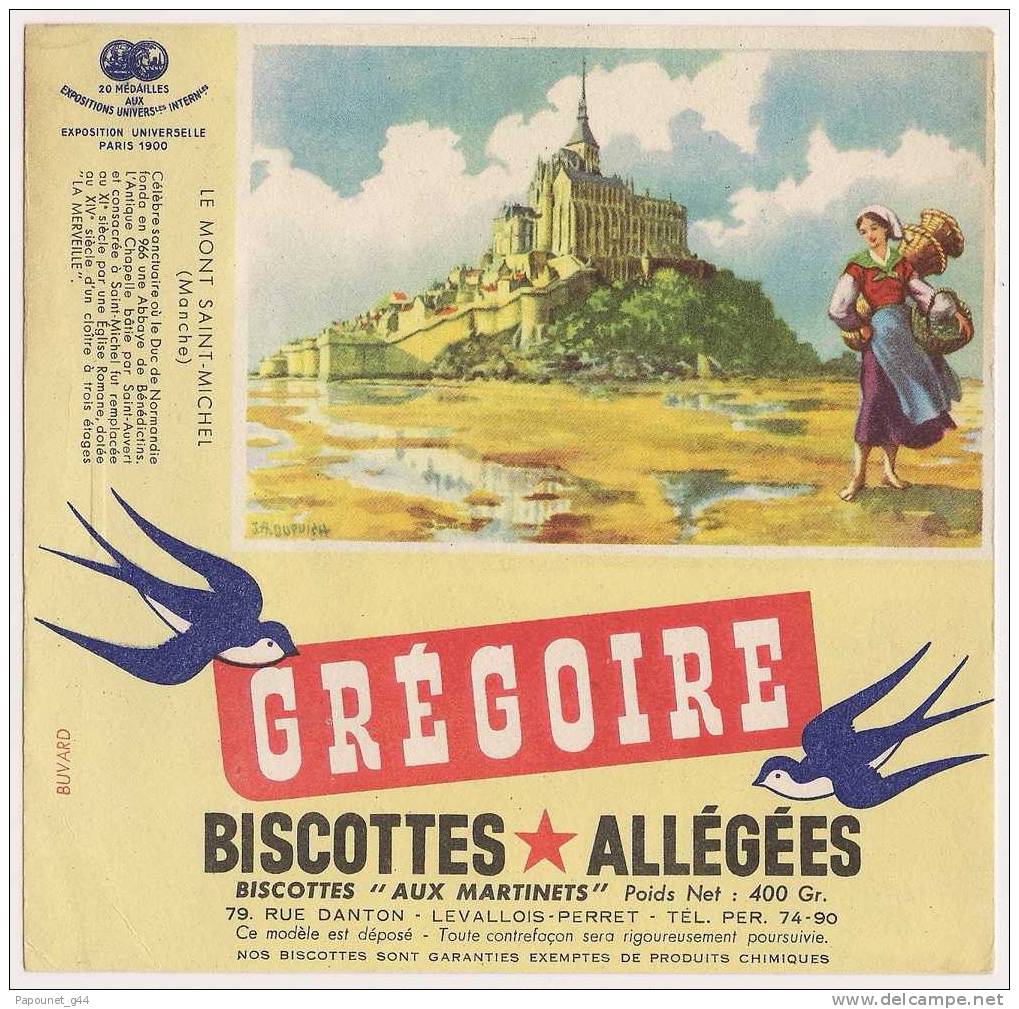 Buvard Grégoire : Biscottes Allégées - Alimentare