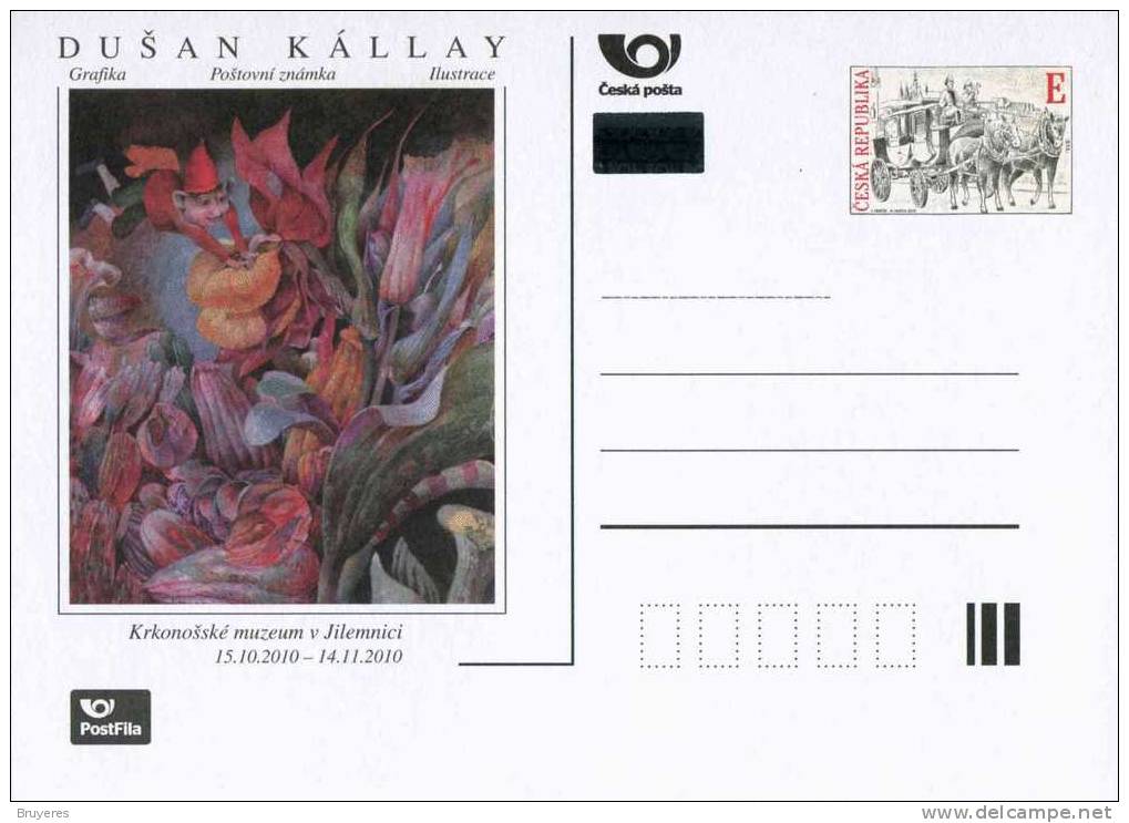 Entier Postal De 2010 Sur Carte Postale Illustrée - Cartoline Postali