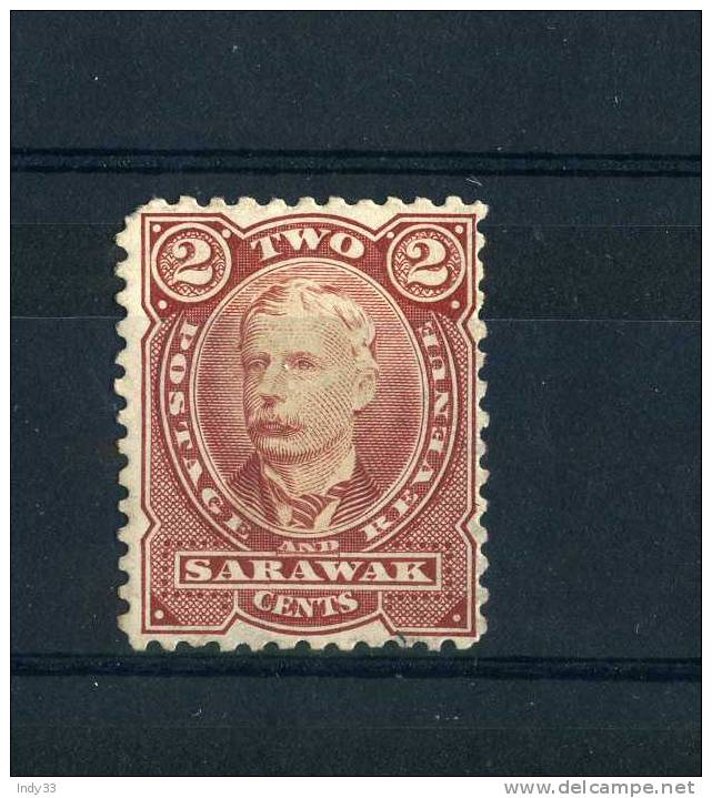 - SARAWAK 1895 . 1895 OBLITERE . ABIME ET TACHES - Sarawak (...-1963)