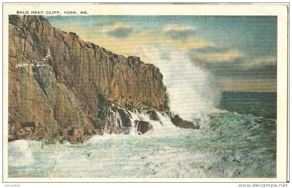 USA – United States – Bald Head Cliff, York, Me 1928 Used Postcard [P3120] - Autres & Non Classés