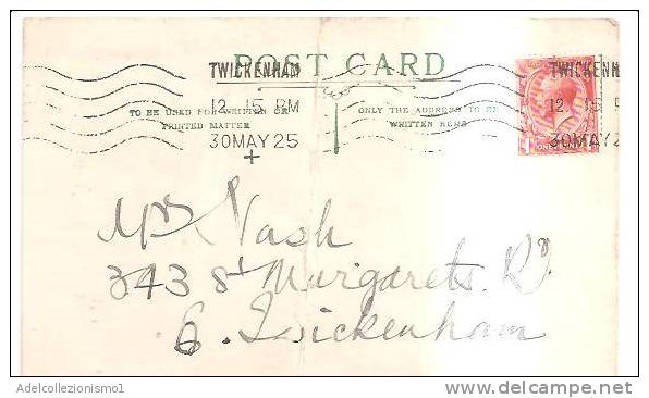 56056)cartolina Post Card Inglese Con Un Valore Da 1p + Annullo Del 30-5-1925 - Briefe U. Dokumente