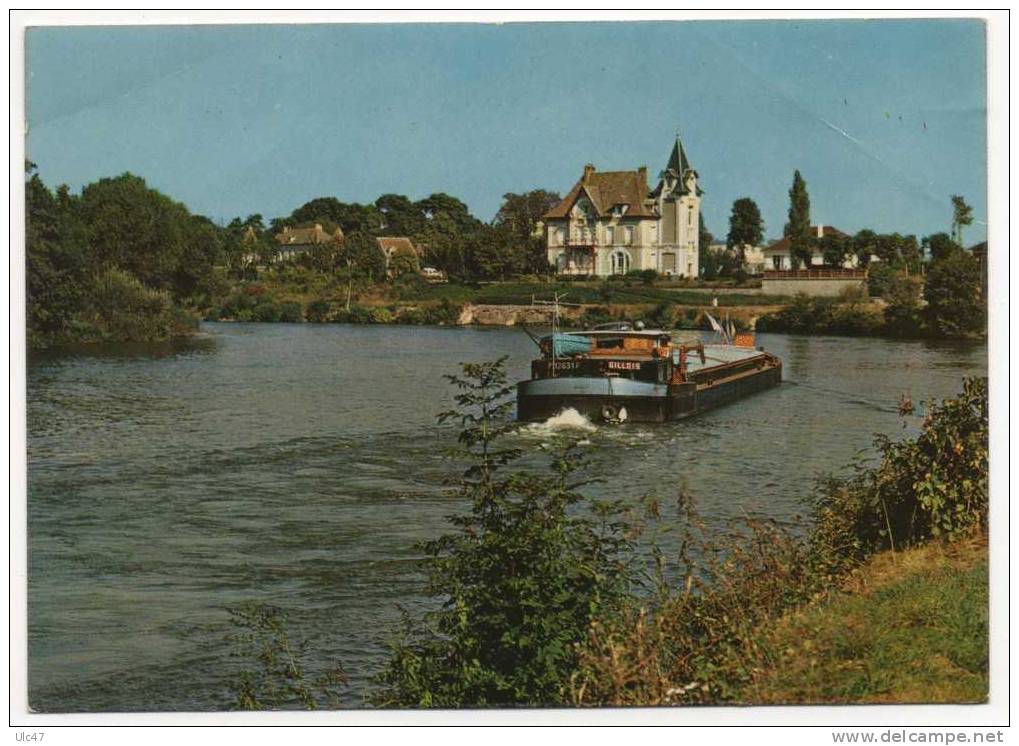 - 89 - PONT-SUR-YONNE - Les Bords De L'Yonne - Le Château De Sixte  - Scan Verso - - Pont Sur Yonne