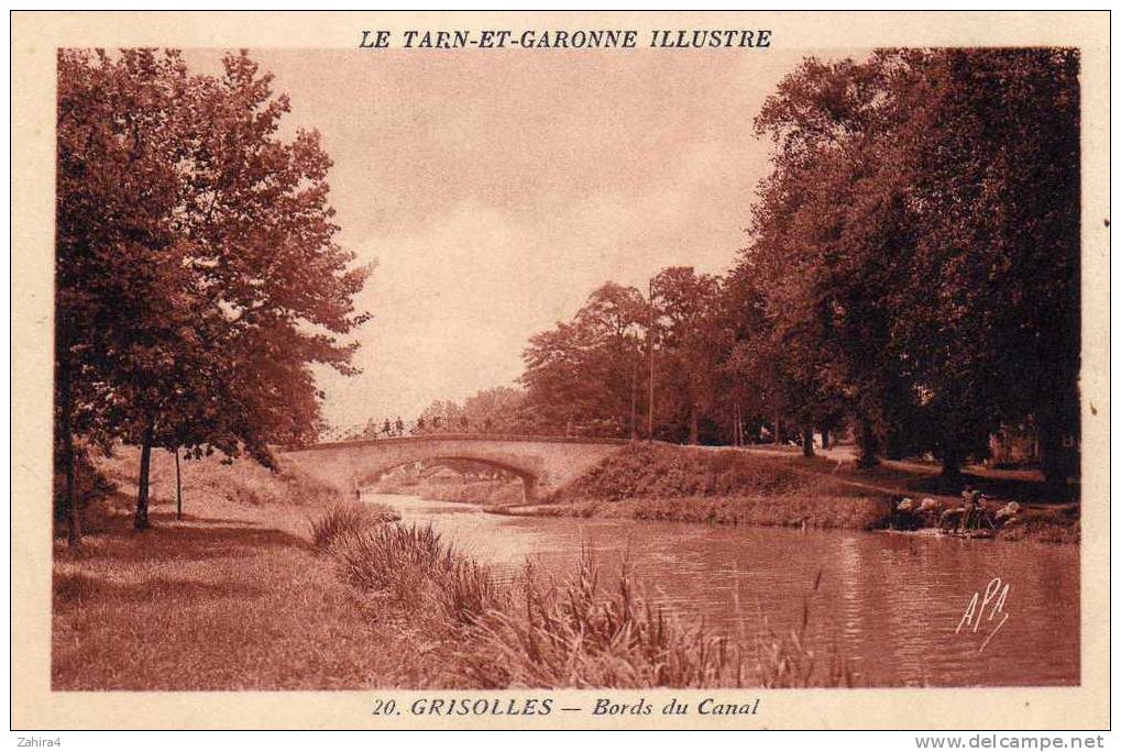 20 - Grisolles  -  Bords Du Canal - Lavandières - Grisolles