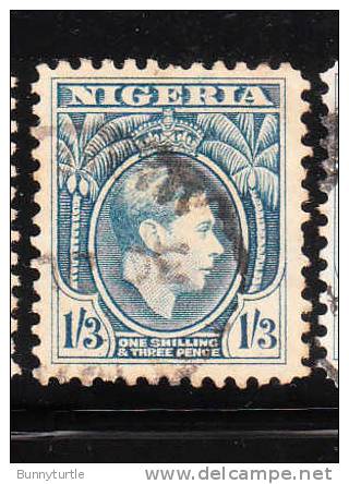 Nigeria 1938-51 King George VI 1sh3p Used - Nigeria (...-1960)