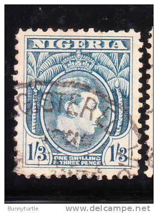 Nigeria 1938-51 King George VI 1sh3p Used - Nigeria (...-1960)