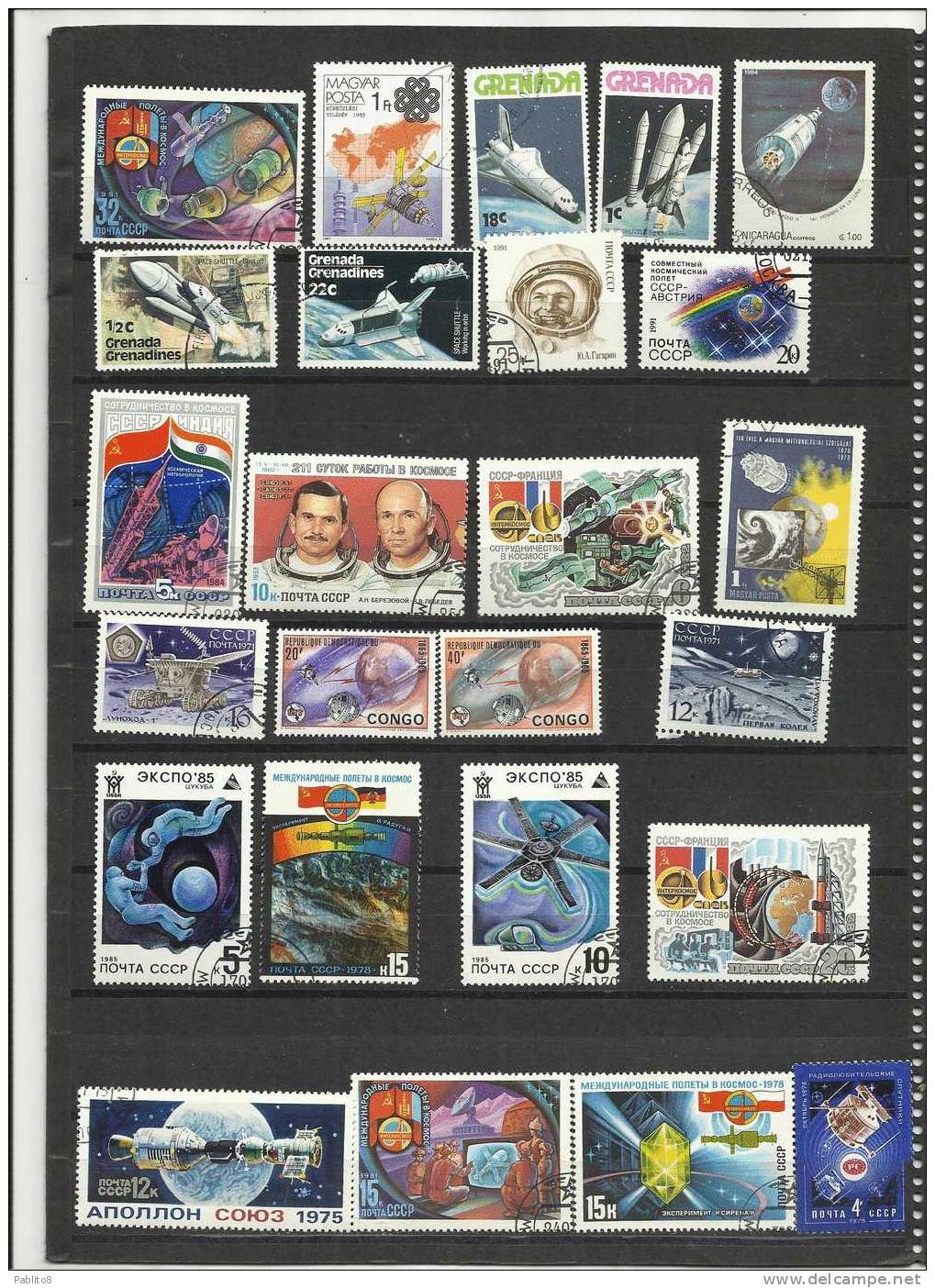 WORLD STAMPS ASTRONAUTICS TEMATICA ASRONAUTICA MONDIALI - Collections