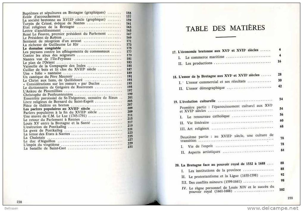 Histoire De La Bretagne Et Des Pays Celtiques T.3 : La Bretagne-Province De 1532 à 1789, Ed. Skol Vreizh, 1986 - Bretagne