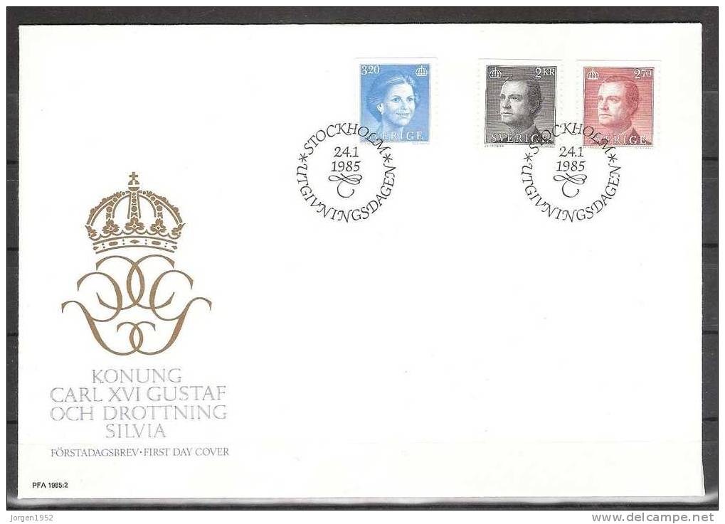 SWEDEN FDC FROM YEAR 1985 - FDC