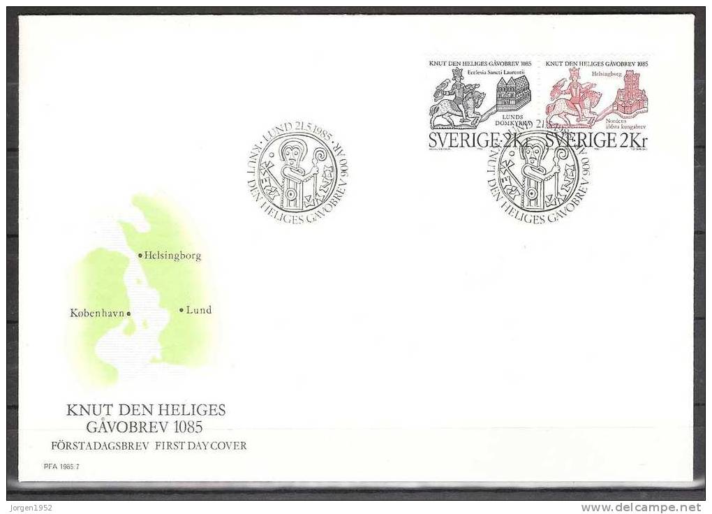 SWEDEN FDC FROM YEAR 1985 - FDC