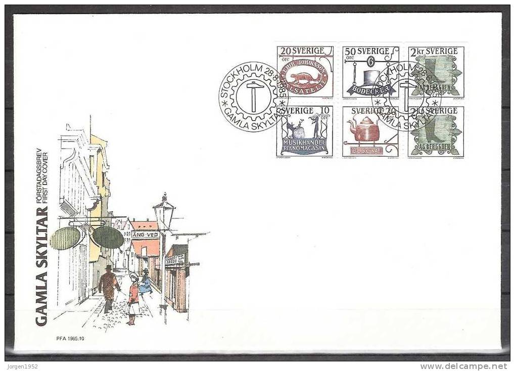 SWEDEN FDC FROM YEAR 1985 - FDC