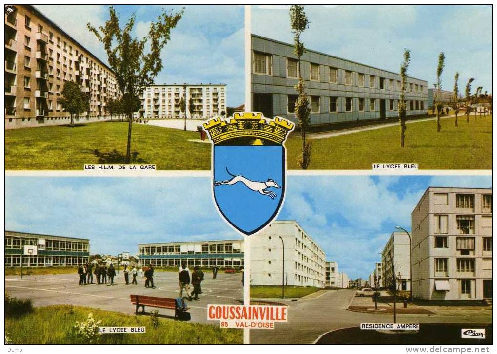 GOUSSAINVILLE  -  Multi Vues  - Les HLM Dela Gare - Résidence Ampere - Le Lycée Bleu...... - Goussainville