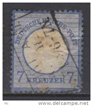 Allemagne N° 23 Oblitéré ° Avec Ponts De Rouille - Used Stamps