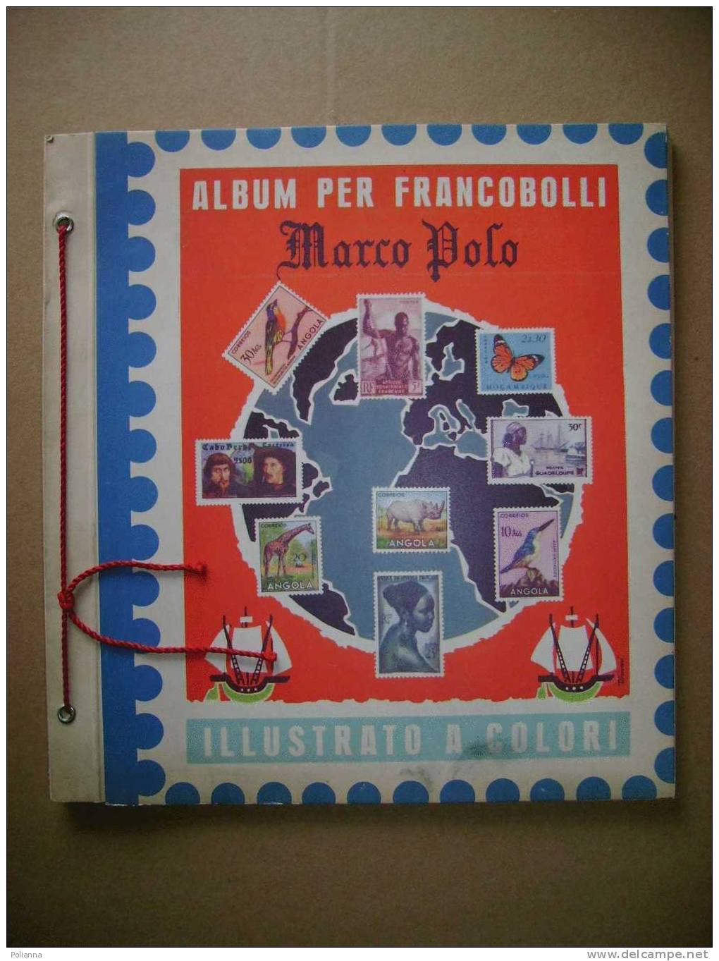 PAI/29 Album MARCO POLO Francobolli Del Mondo Filalbo Anni ´50 - Raccoglitori Con Fogli D'album