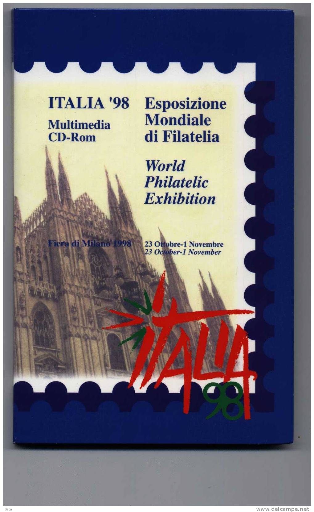 CD Rom Dell´Esposizione Mondiale MILANO,ITALIA 1998,Multimediale Expo. - Italiaans