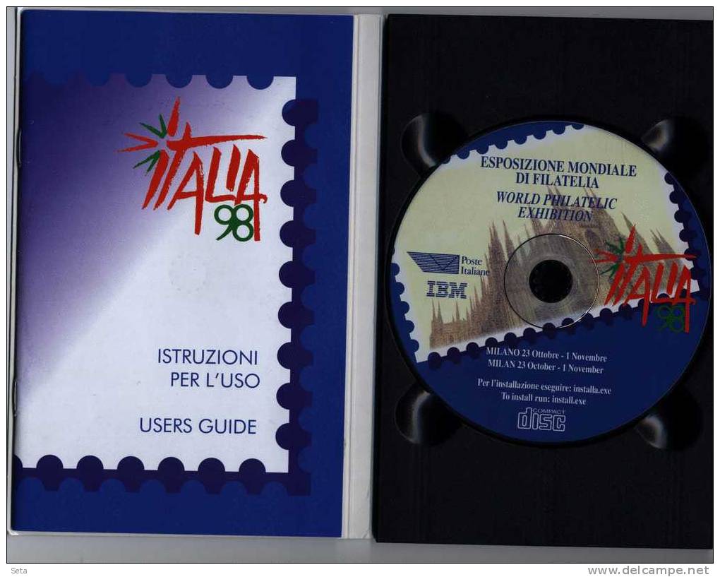 CD Rom Dell´Esposizione Mondiale MILANO,ITALIA 1998,Multimediale Expo. - Italiaans