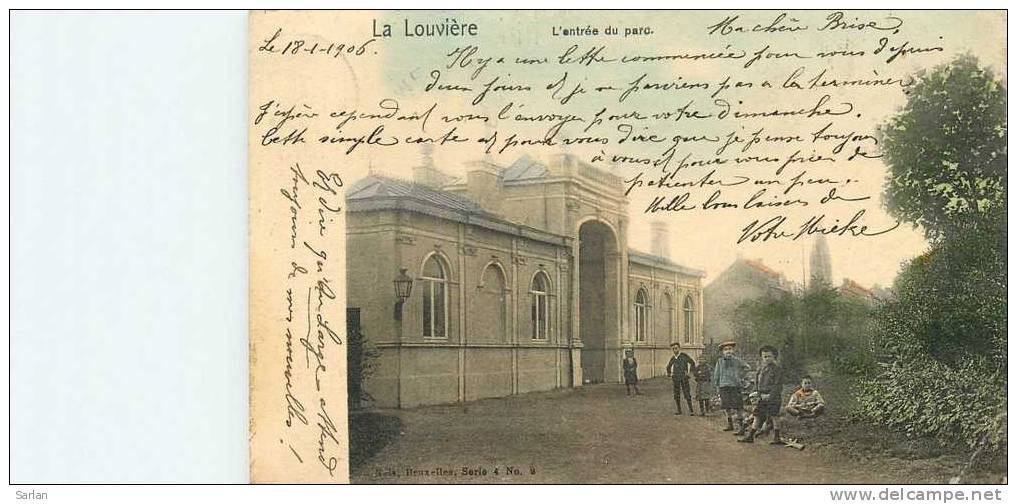 BELGIQUE , Hainaut , LA LOUVIERE , Entrée Du Parc , *10125 - La Louvière