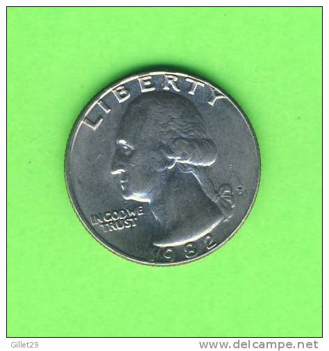 QUARTER (0.25 CENTS) - 1982 USA - - 1932-1998: Washington