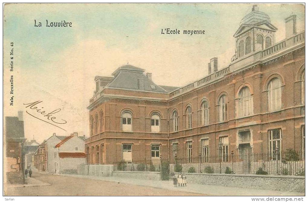 BELGIQUE , Hainaut , LA LOUVIERE , L'école Moyenne , *10132 - La Louvière
