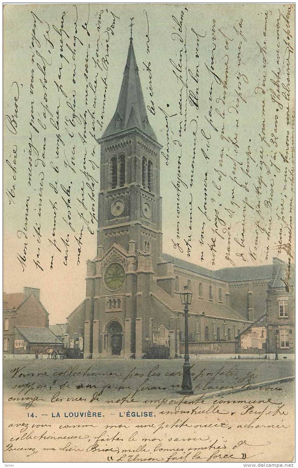 BELGIQUE , Hainaut , LA LOUVIERE , L´église , *10134 - La Louvière