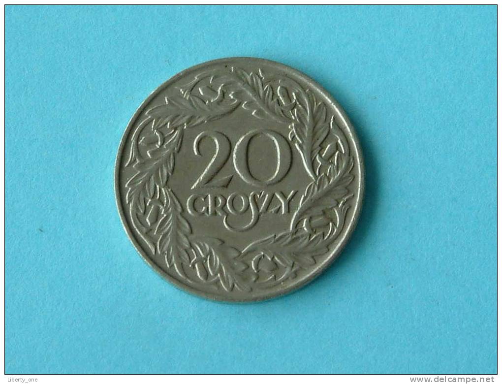 1923 - 20 GROSZY - Y # 12 ( For Grade, Please See Photo ) ! - Pologne