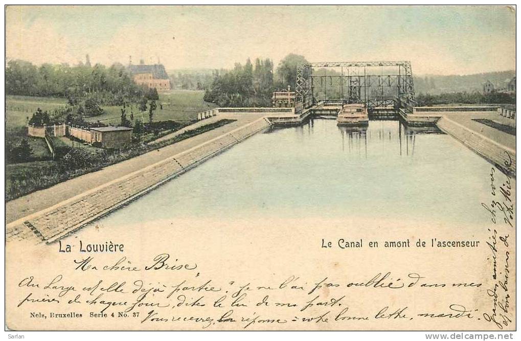BELGIQUE , Hainaut , LA LOUVIERE , Le Canal En Amont De L'ascenseur , *10138 - La Louvière