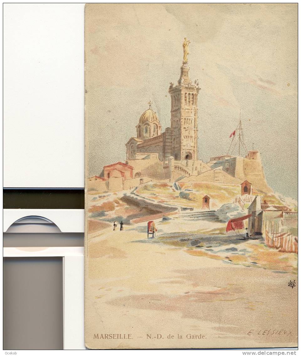 Illustr.Lessieux  -  Marseille - Notre Dame De La Garde - Lessieux