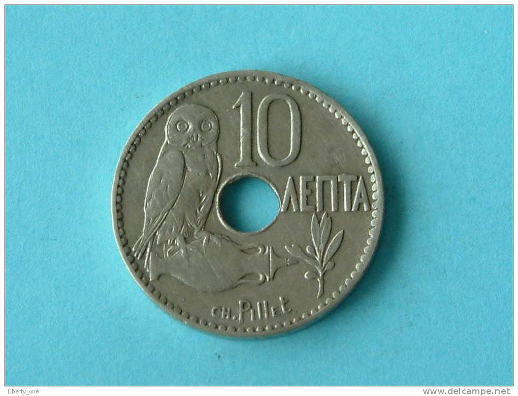 1912 - 10 LEPTA - KM 63 ( For Grade, Please See Photo ) ! - Grèce