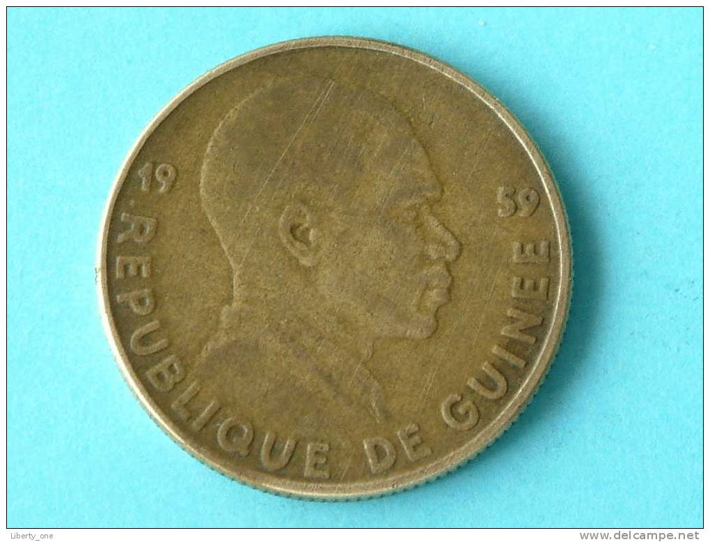 1959 - 25 FRANCS - KM 3 ( For Grade, Please See Photo ) ! - Guinée