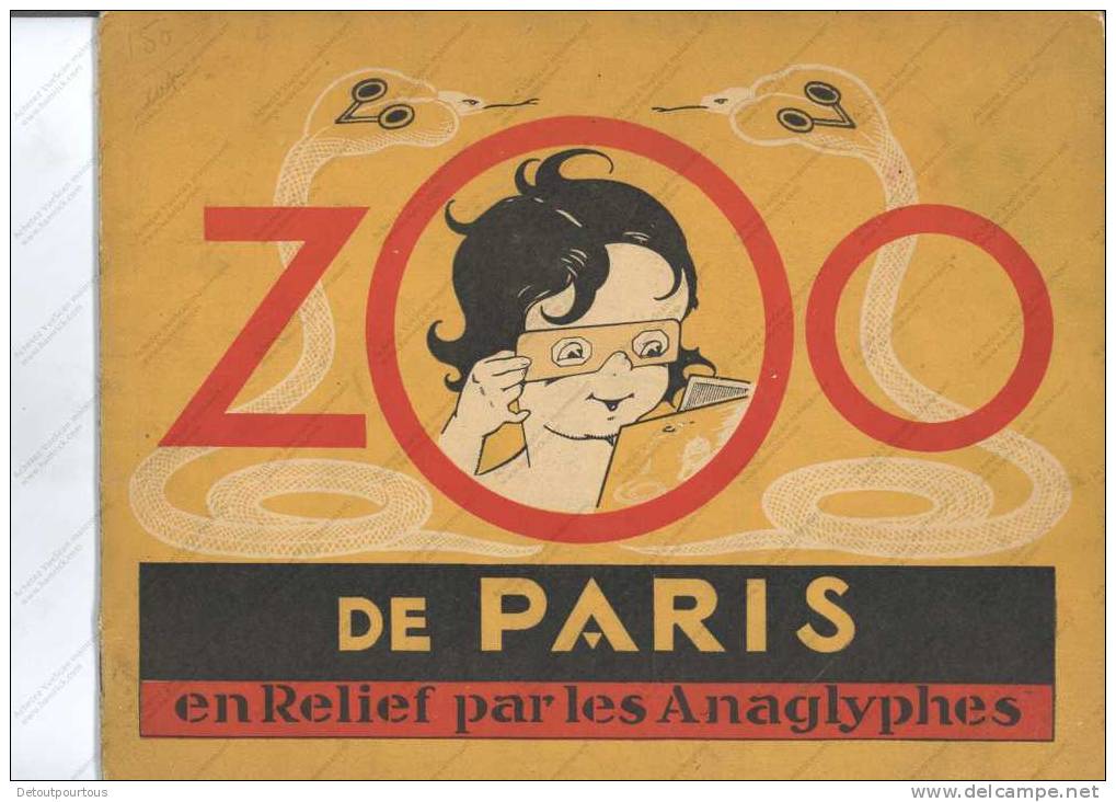 ZOO De PARIS En Relief Par Les Anaglyphes ( 3D Effet Stéréoscopique Sétréo ) - Fotografía