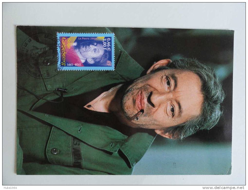 CARTE MAXIMUM MAXIMUM CARD SERGE GAINSBOURG FRANCE - Cantantes