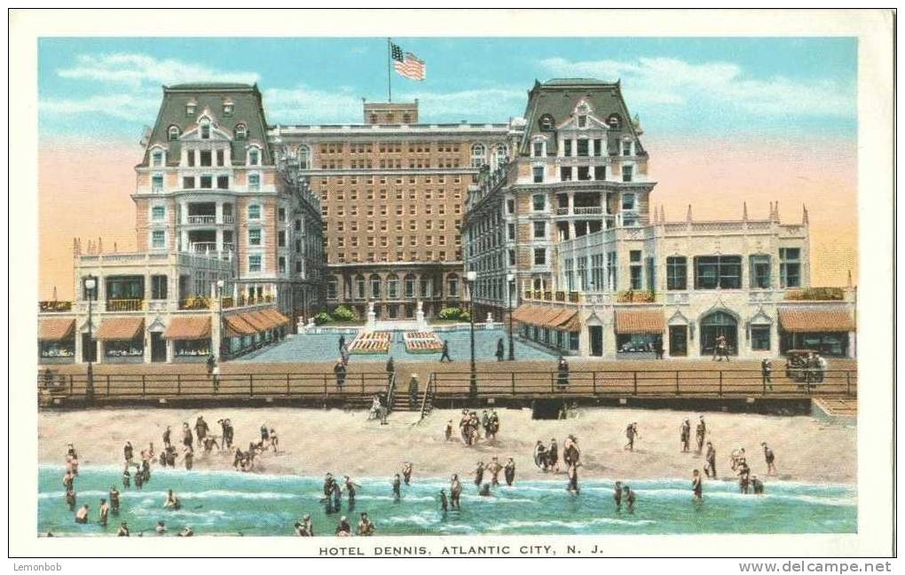 USA – United States – Hotel Dennis, Atlantic City N. J. Early 1900s Unused Postcard [P3142] - Atlantic City