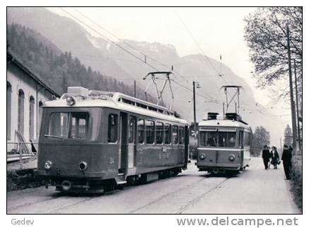 Chemin De Fer BVB, Bevieux, Automotrice 1965 Photo Rochaix BVA 58.3 - Autres & Non Classés