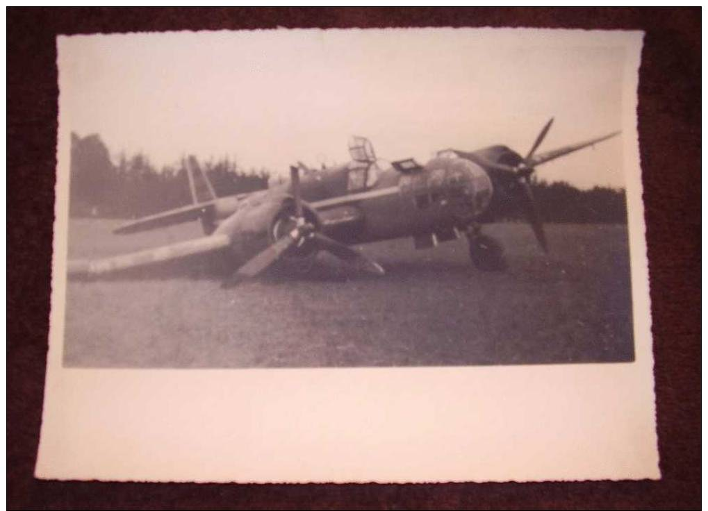 PHOTO ORIGINALEAVION GLEN MARTIN EMBOURBÉ RABAT MAROC Seconde Guerre Mondiale - Aviation
