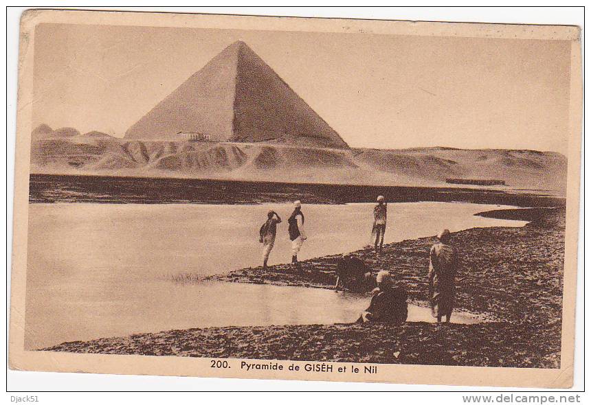 200 - Pyramide De GISEH Et Le Nil (Animation) - Gizeh