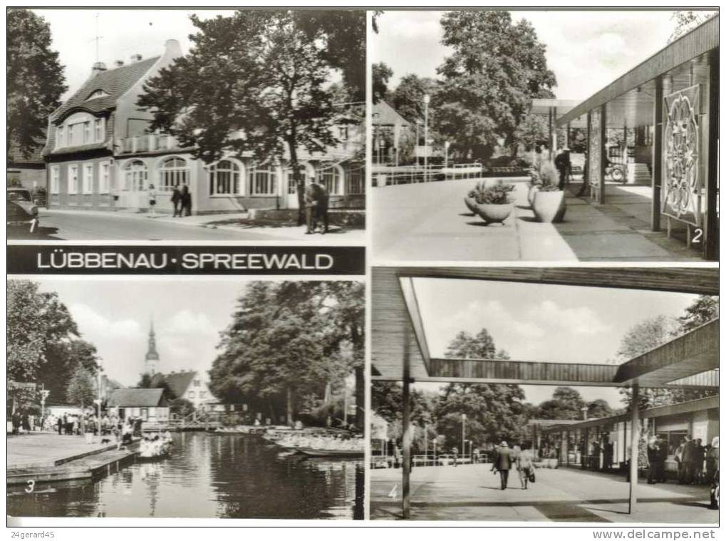 CPSM LUBBENAU SPREEWALD (Allemagne-Brandebourg) - 4 Vues - Luebbenau