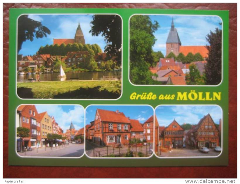 Mölln - Mehrbildkarte "Grüße Aus Mölln" - Mölln