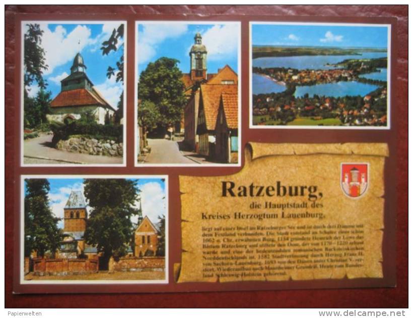 Ratzeburg - Mehrbildkarte Mit Geschichte - Ratzeburg