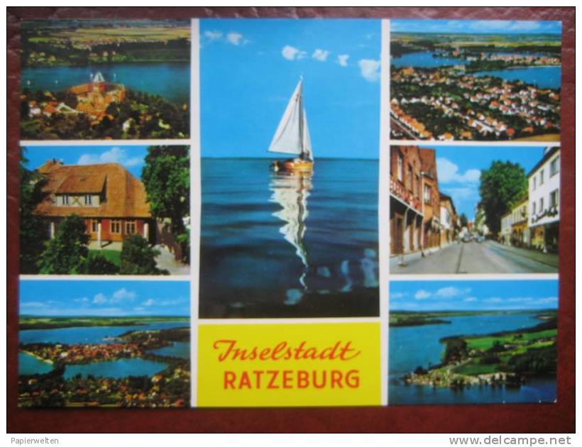 Ratzeburg - Mehrbildkarte "Inselstadt Ratzeburg" - Ratzeburg