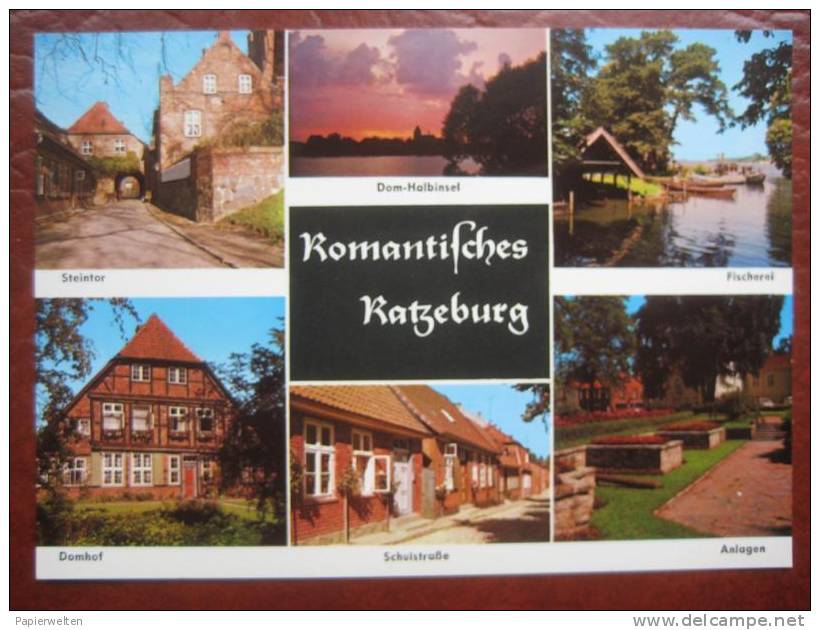 Ratzeburg - Mehrbildkarte "Romantisches Ratzeburg" - Ratzeburg
