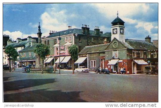 MOFFAT High Street In The 60s - Another View -Moffat - Dumfries-shire - Dumfriesshire