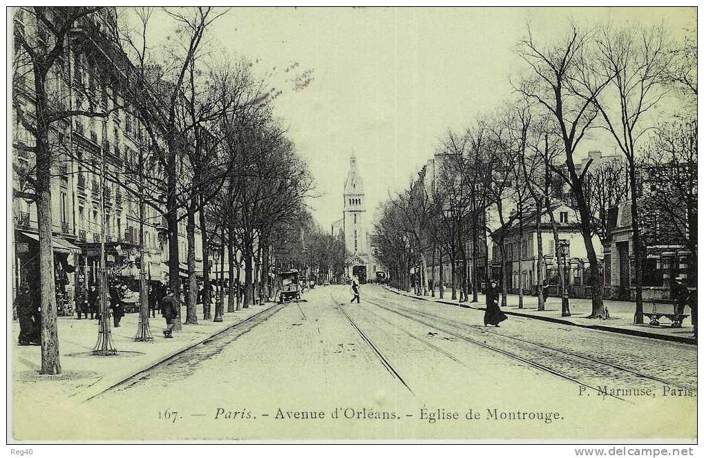 D75 - PARIS  - Avenue D'Orléans  - Eglise De Montrouge - Arrondissement: 14