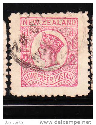 New Zealand 1875-1892 Newspaper Stamp Queen Victoria Used - Usados