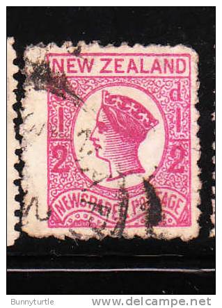 New Zealand 1875-1892 Newspaper Stamp Queen Victoria Used - Gebraucht