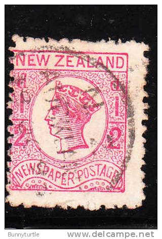 New Zealand 1875-1892 Newspaper Stamp Queen Victoria Used - Oblitérés