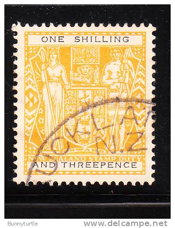 New Zealand 1931-39 Coat Of Arms 1sh3p Used - Oblitérés