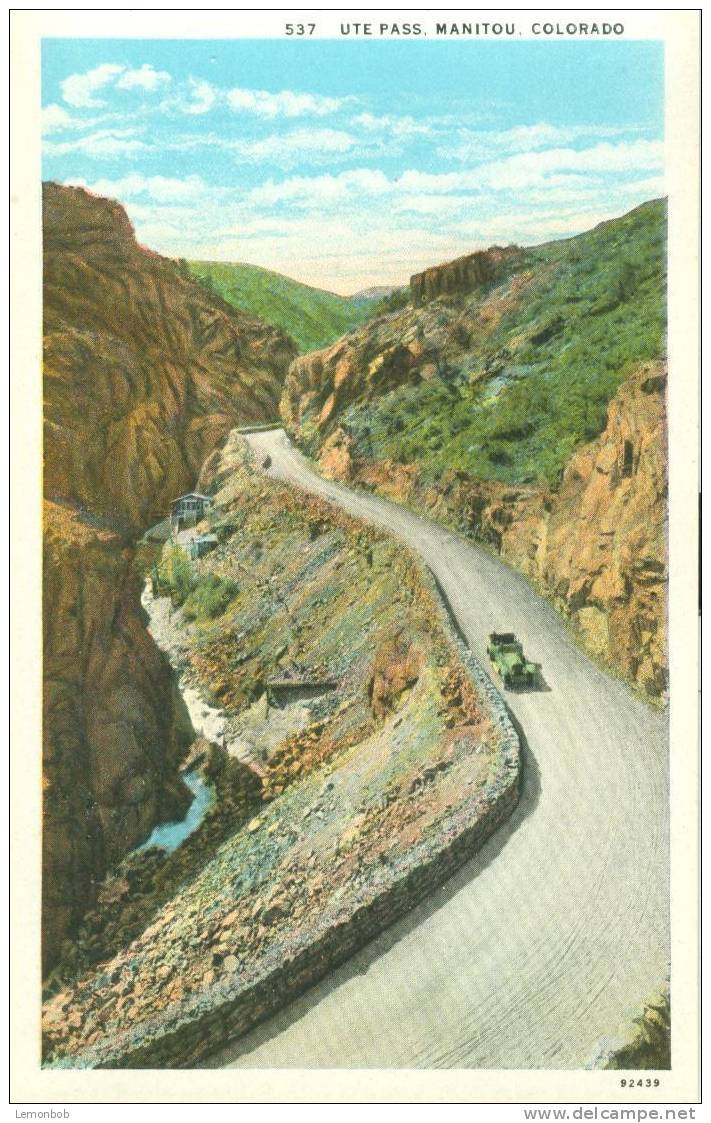 USA – United States – Ute Pass, Manitou, Colorado Early 1900s Unused Postcard [P3170] - Colorado Springs